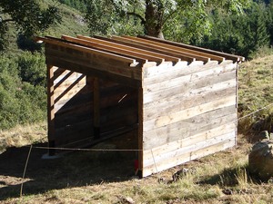 Mise en place de la charpente