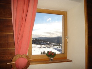 Vue d'une des chambres du gîte