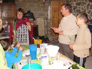 découvrir la plante (la tige, l'épi)